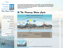 Tablet Screenshot of primarywaterinstitute.org